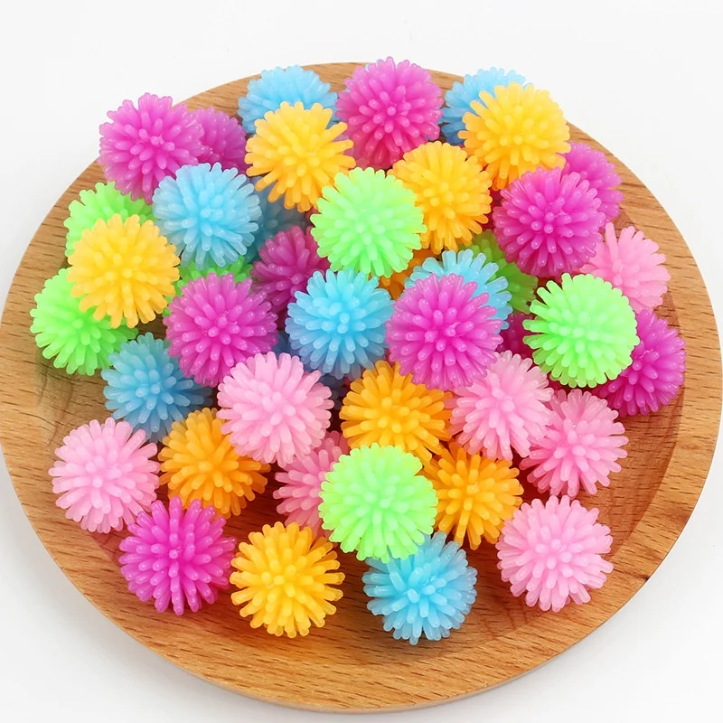 2024 Wholesale 20mm Colorful Mini Massage Ball Venting Decompression Toy Thorn Puffer Stress Relief Toys