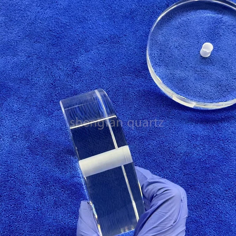 Large Transparent Jgs1 jgs2 Fused Silica Plate  UV Quartz Glass Plate With Holes