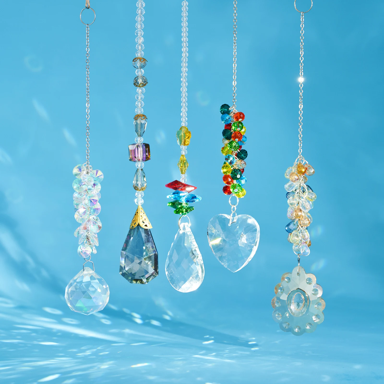 2021 Hot Sale JINGSHENG Chandelier Suncatchers Prisms Octogon  K9 Glass Drop Crystal Pendant for DIY Earring Accessories pendant