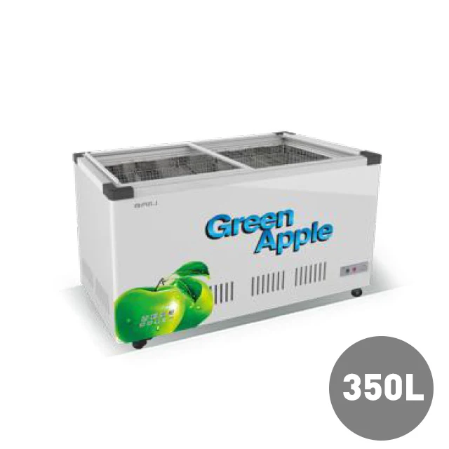 Wholesale Large Capacity Single Temperature 350L Commercial Refrigerator Fridge Horizontal Freezer