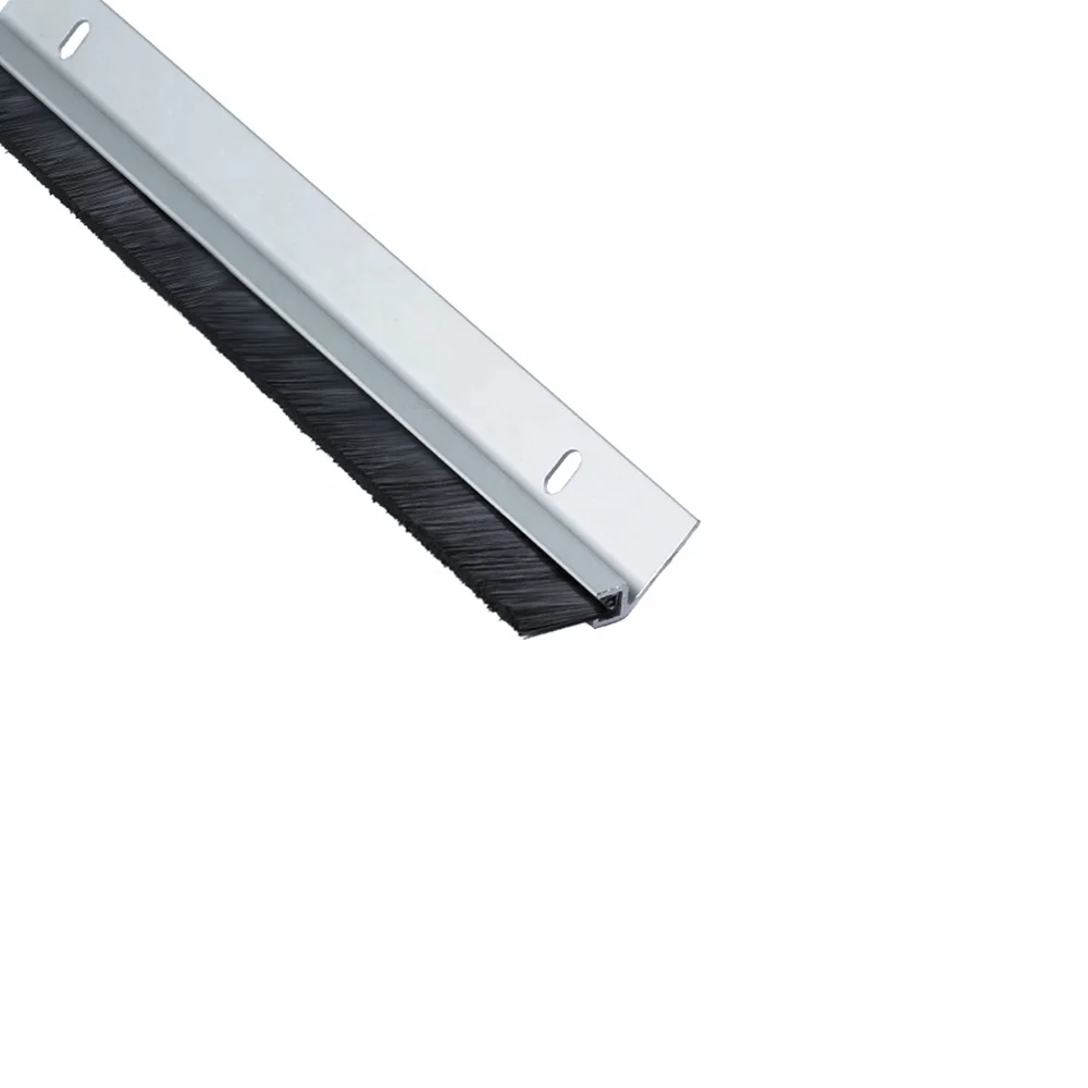 YDS605 Aluminum Interior Door Bottom Seal Sweeps Metal Seal Brush Door Aluminum Brushes