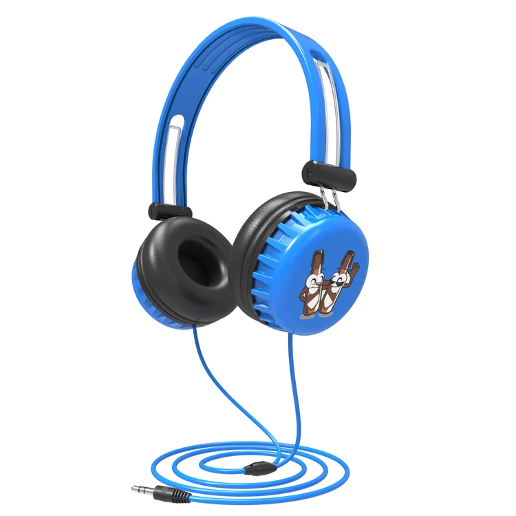 Promotional beer cover shape 40mm speaker super clear sound wired on-ear headphone for famous brands