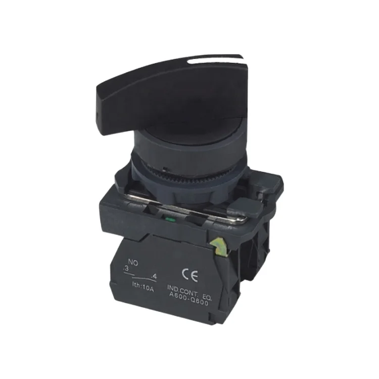 Salzer SA22-AJ25  NO+NC 2-position Locked Push button Selector Switch (TUV, CE and CB Approved) IP54