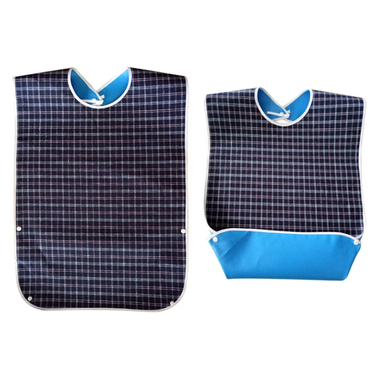 Freeexport High Quality Good Price Waterproof Leak Proof Rice Pocket Older Large Adult Bib