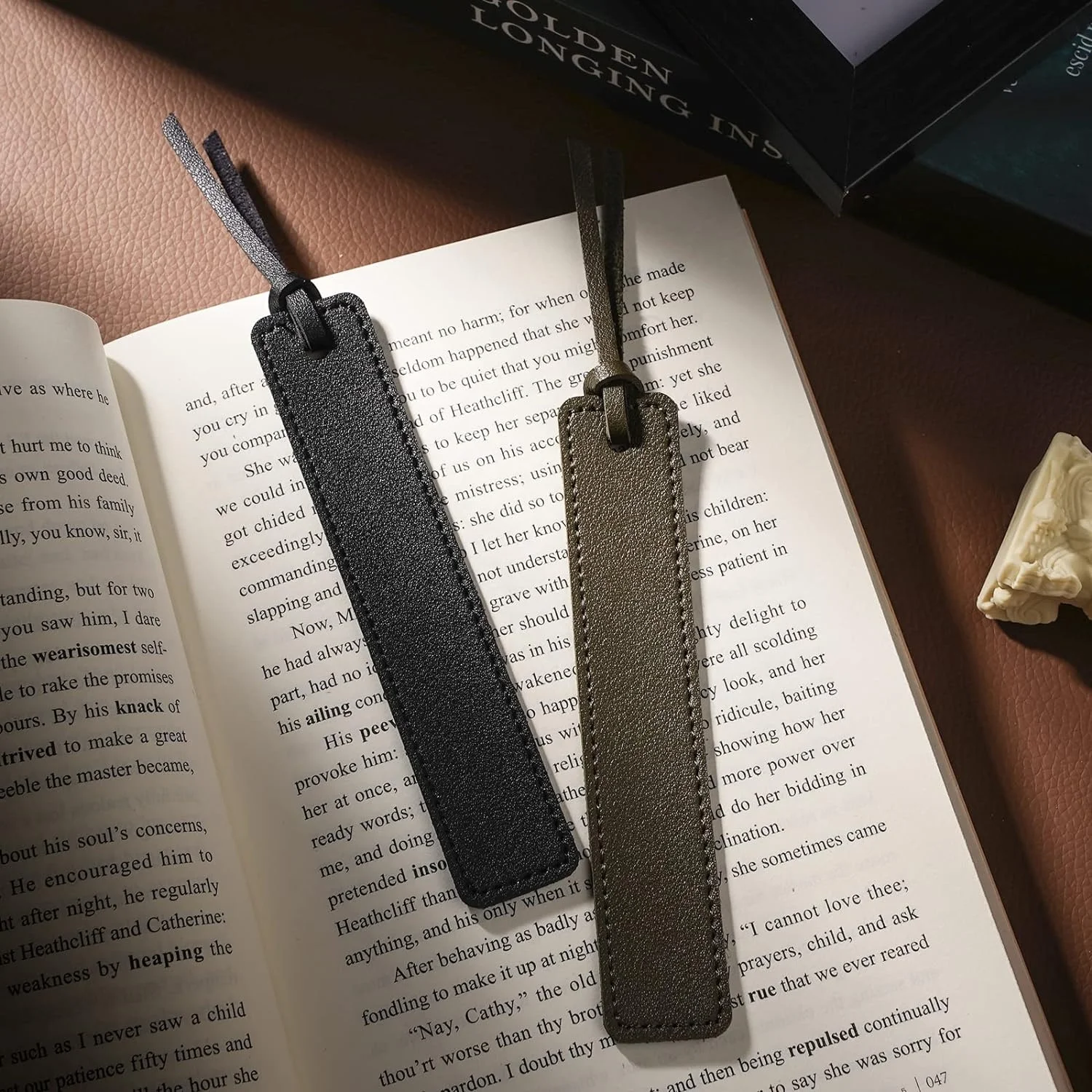 Bookmarks Quality Classic Smooth Handmade Leather Sublimation Light Personalized Bookmarks for Book