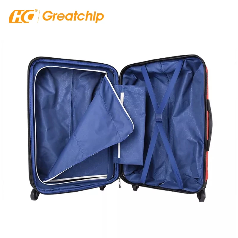 Popular New Style trends Modern built in weight scale suitcase 20' 24' 28' pretty travel hard luggage set