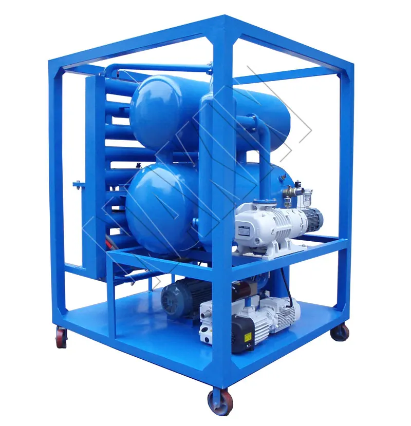 Continuous Transformer Oil Refinery Plant Double Stages Vacuum Transformer Oil Recycling Machine