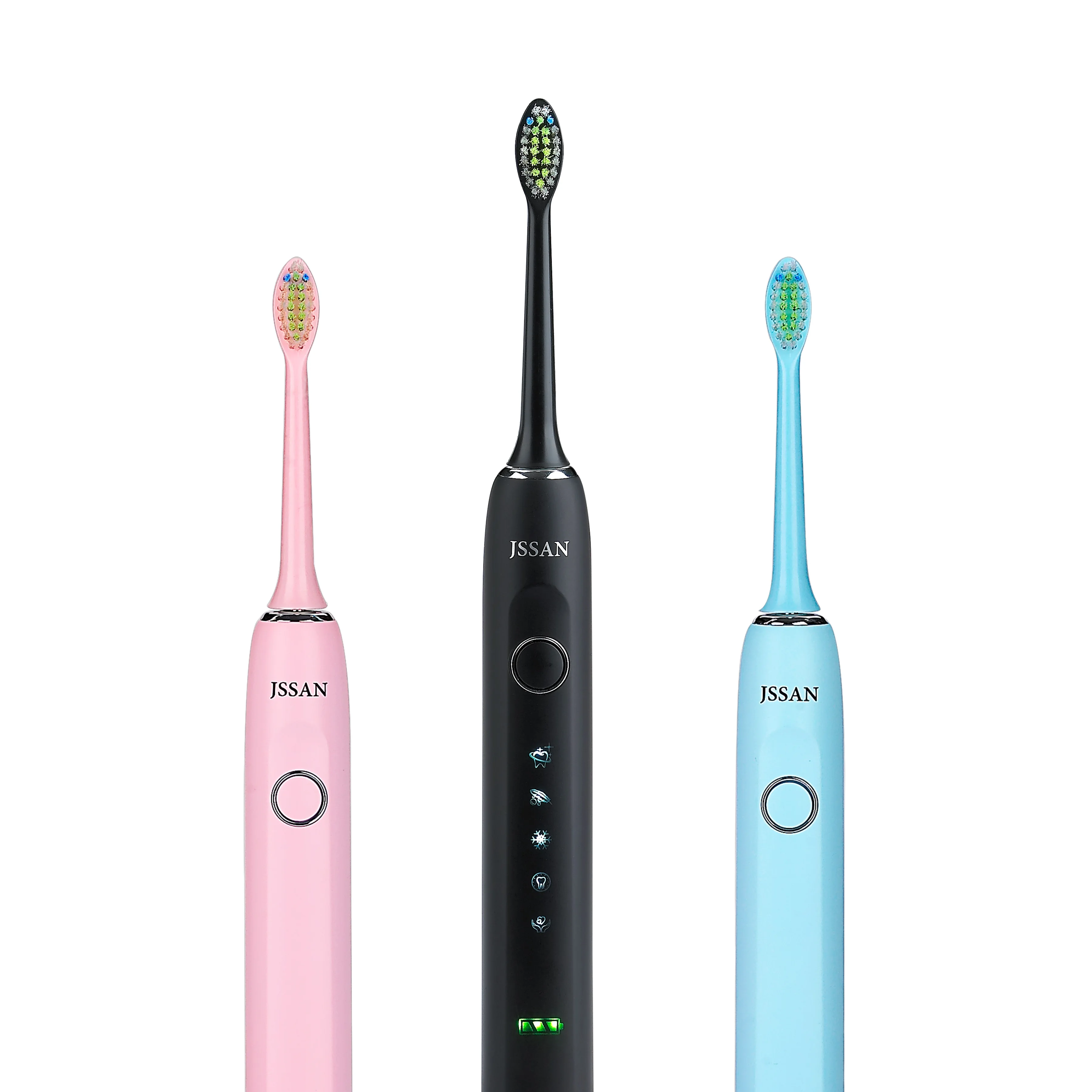 Ultra Whitening teeth 38,000 VPM Motor & Wireless Charging 5 Modes Pressure Sensor Electric Toothbrushes with Smart Timers