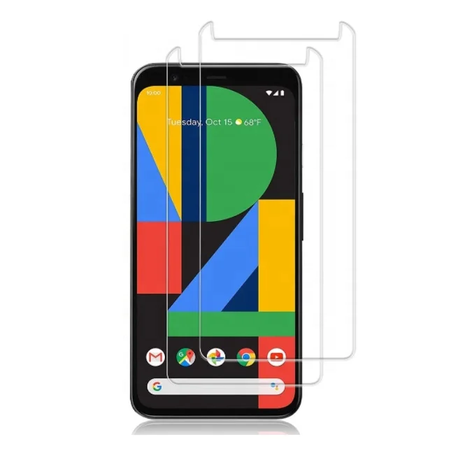 Высокочеткое ударопрочное закаленное стекло для защиты мобильного экрана Google Pixel 4