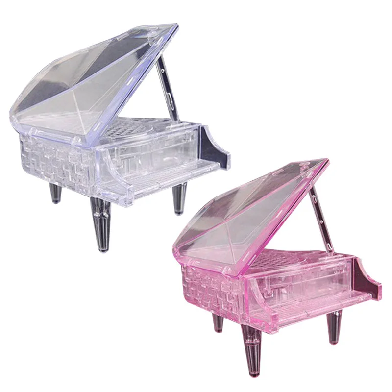 piano crystal building blocks gift educational toys 3D crystal Puzzle