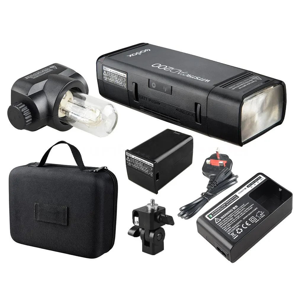 GODOX AD200 TTL 2.4G HSS 1/8000s Pocket Flash Light speedlite