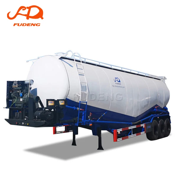 3alxes bulk cement tank trailer dry cement bulk trailer 50 60 tonnes  powder tank semi trailer cement foe sale
