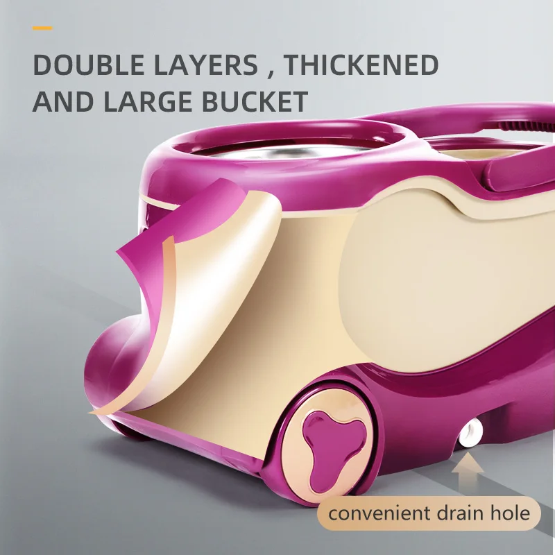 Factory direct selling 360 degree rotating tornado mop floor cleaning mop with bucket