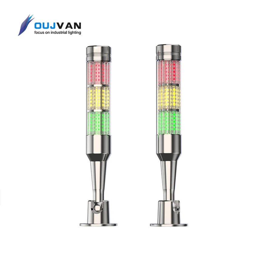 Factory Price Signal Tower Light 24v RYG 3 Colors Warning Lamp For Machine Equipment Indicator
