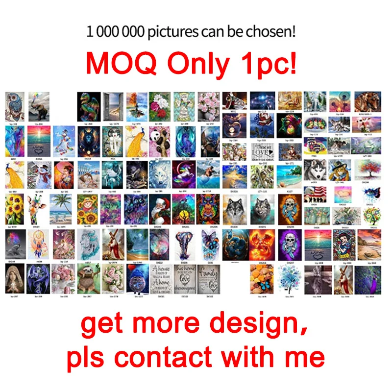 Wholesale diamond painting kits OEM&ODM  Custom Design Diamond Cross stitch Photo 15 years of production factory  Low MOQ