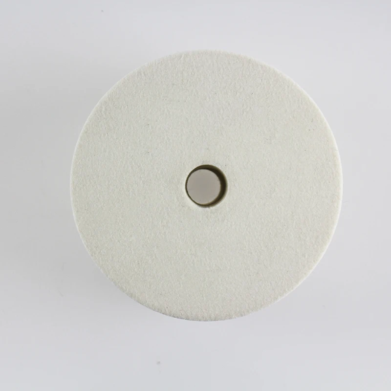 Glass felt wool grinding polishing wheel round