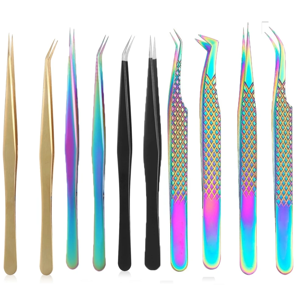 Wholesale Lash Tweezers Set Best Selling Volume Eyelash Tweezers High Quality Tweezer Eyebrow Razor Electric Eyebrow Trimmer