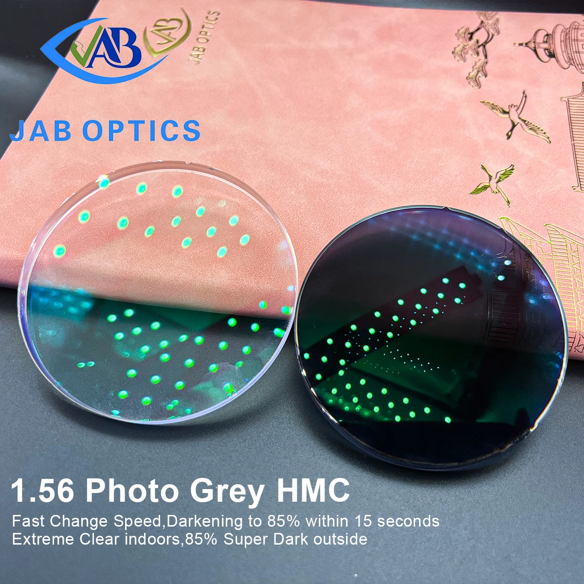 Top Grade SV Photo Grey Lentes 1.56 PGX HMC Anti-reflection Optical Lens
