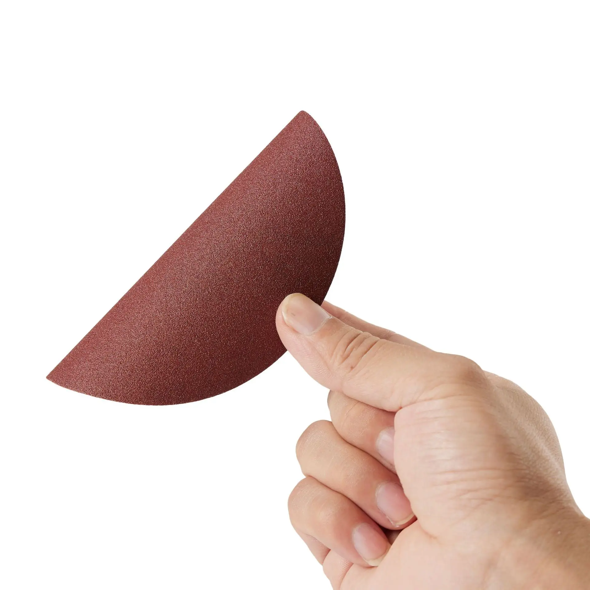 7/8/9 inch red sandpaper sanding disc abrasive paper waterproof 40 grit sandpaper disc  225mm Aluminum oxide abrasive paper