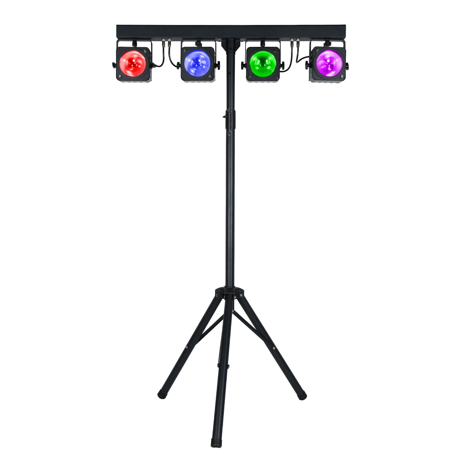 4*30W Rgb Par Light Rgb 3In1 LED Lighting For NightClub Christmas Church Disco Wedding Stage Tripod Stands Par Lights