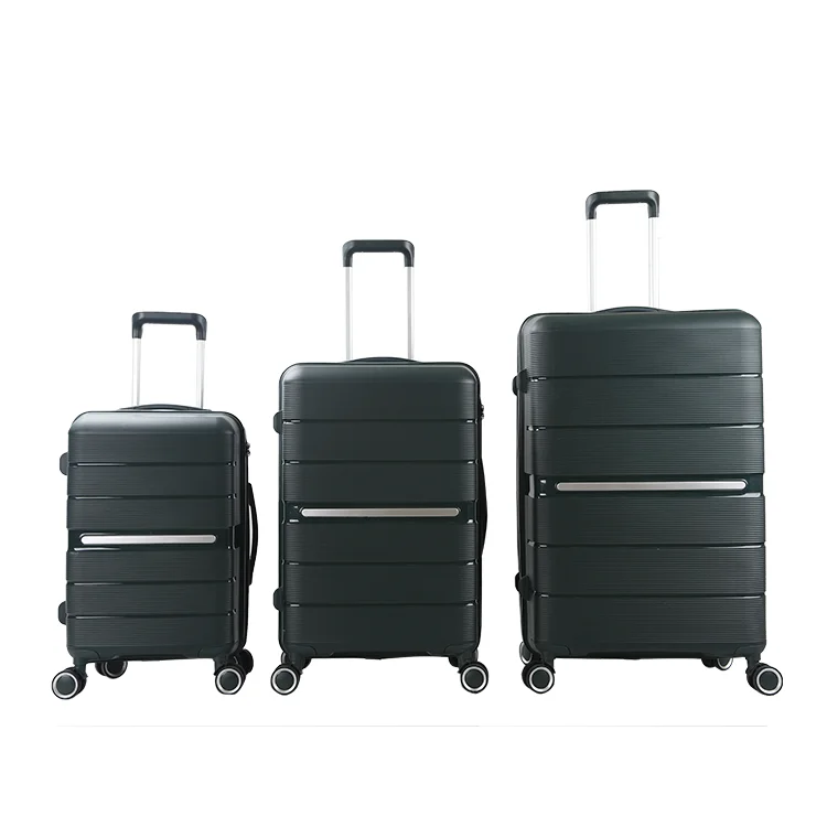 Best 20 28 Inch fashionable trolley suitcase Hard PP 4-Piece Universal Wheels Suitcase Set fashionable caster wheels lock wheels