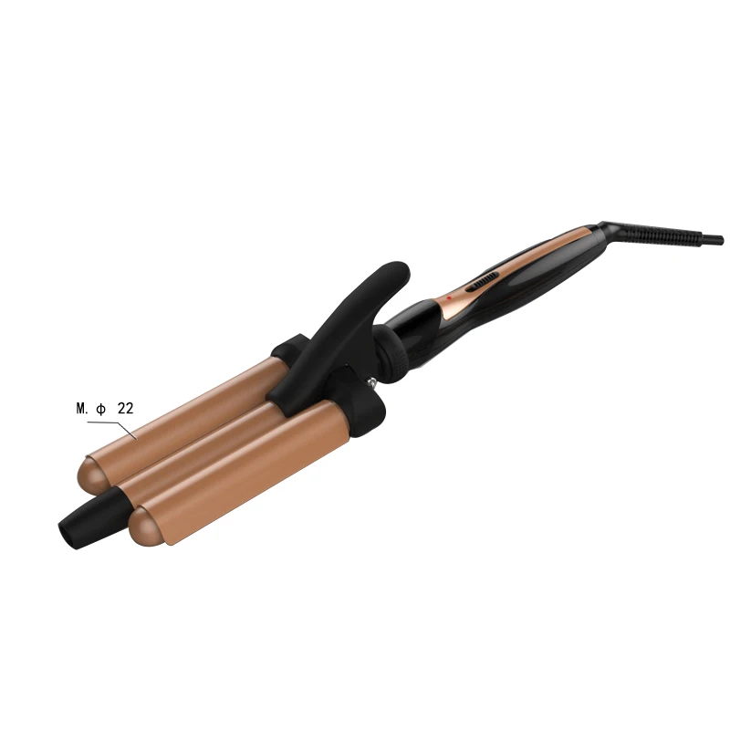 Curling Hair Crimping Iron Triple Barrel Hair Stryler Hair Curling  Kit Set Wand Curl Irons Tongs Wands