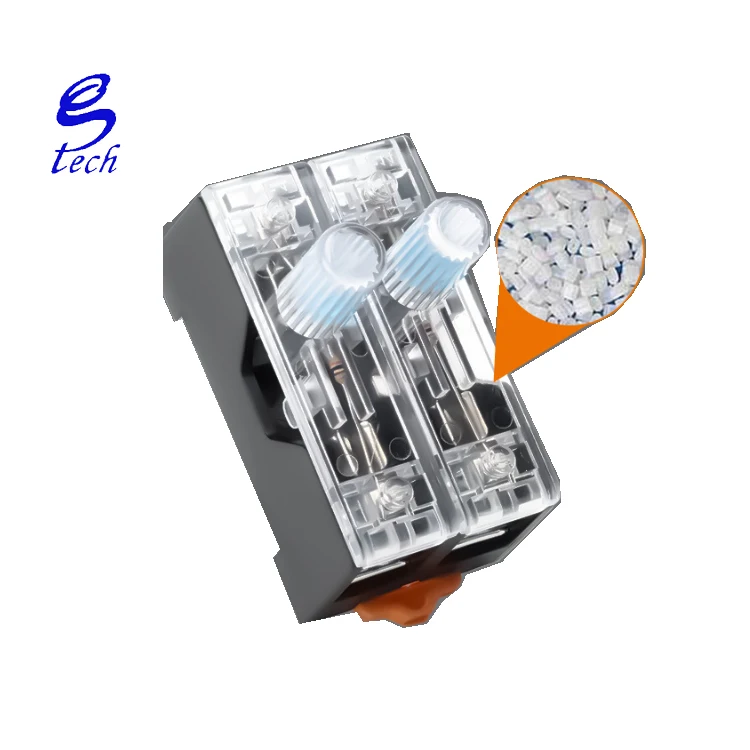 Factory price safety holder Rail type 3A fuse with indicator light fuse holder FS-102 AC 220V