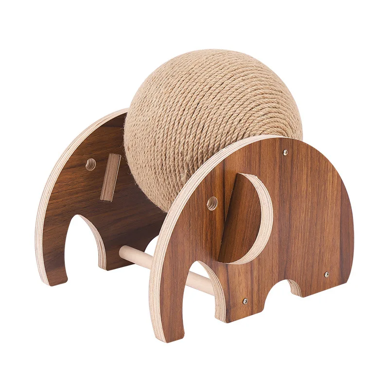 High Quality Manufactory Elephant Shape  Cat Scratching Sisal Scratch Ball Shape