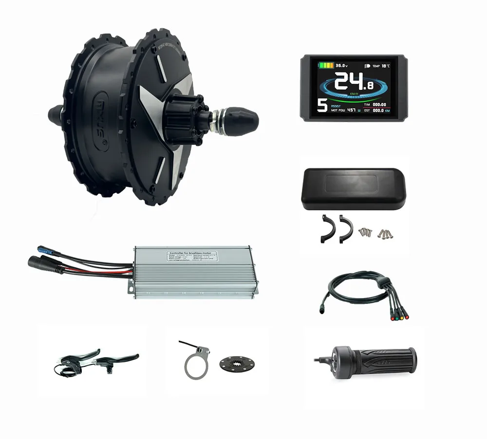 MXUS 1200 Вт ступичный мотор с новым мощным композитным редуктором