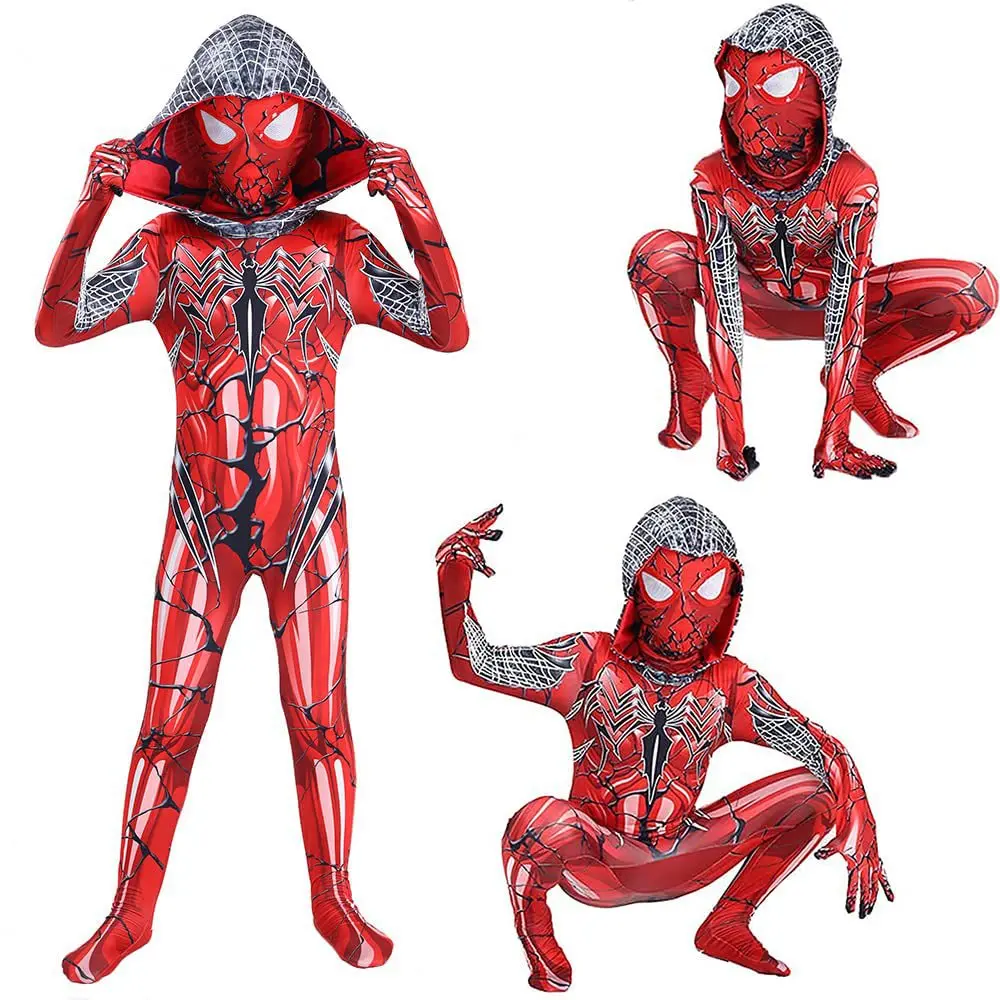 Super Hero Tights Bodysuit Spandex Halloween Spiderman Movie Cartoon Character TV Cosplay Costumes Classic Design  Adult
