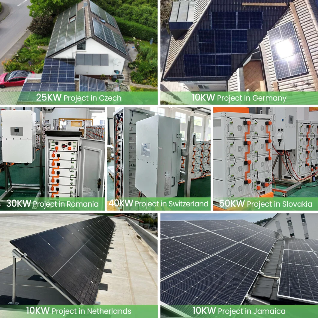 All in One Roof Solar Panels Kilwatt Hybrid Commercial Power Station Solar Energy System Kit 15kw 20kw 40kw 50 Anhui MPPT