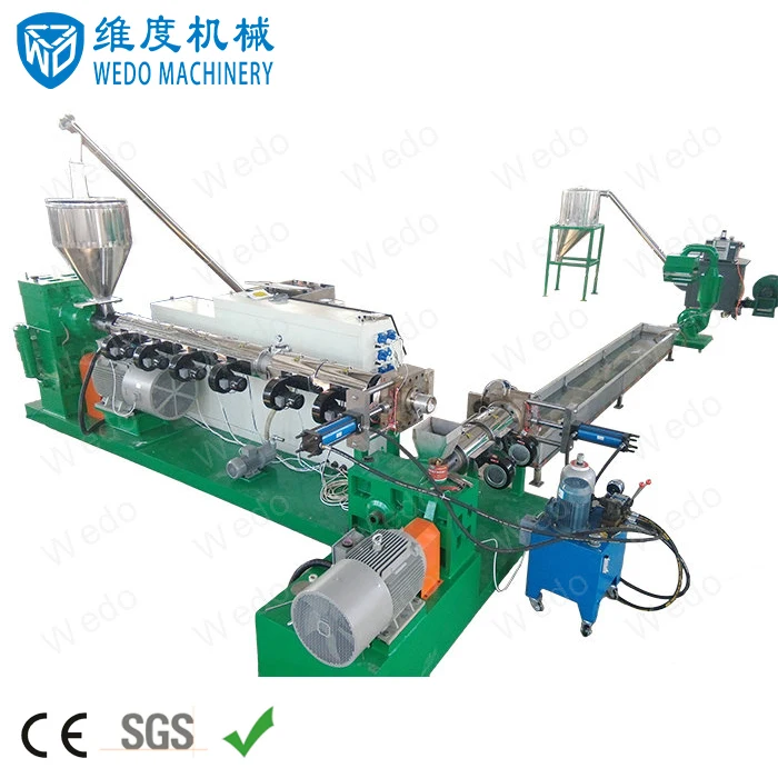 China Supplier 2024 New Type Of Pelletizing Production Line PP PE HDPE Flakes Plastic Recycling Granulator Machine