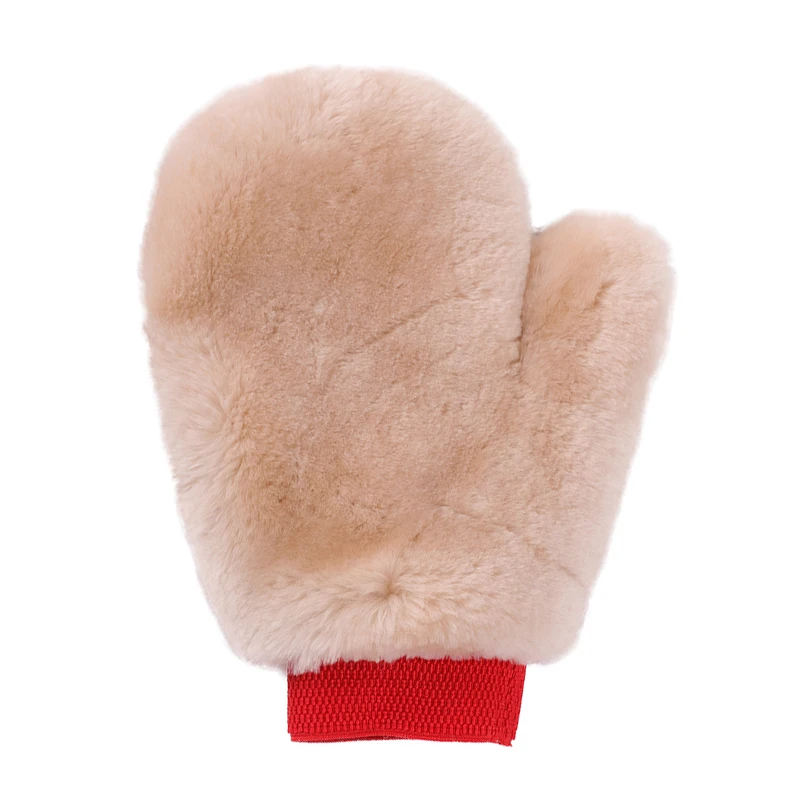 Варежки из овечьей шерсти для автомобиля