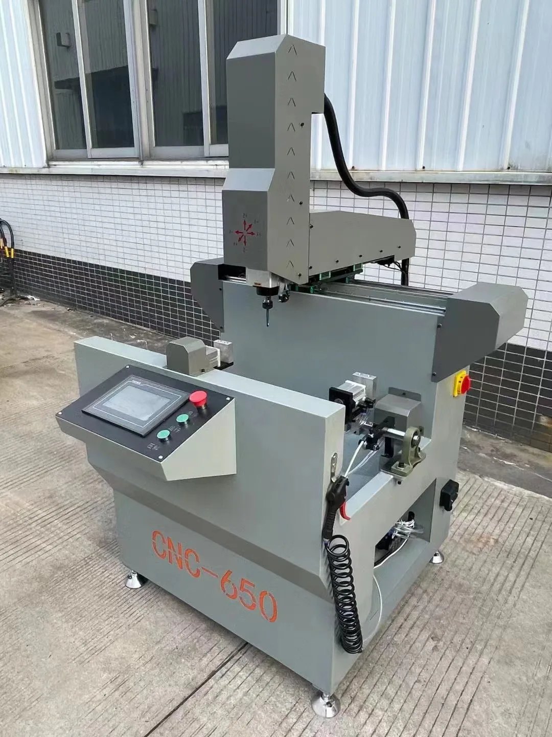 Supply New CNC Drilling and Milling Machine for Aluminum Profile Door and Window with PLC Motor-for PVC & UPVC Material