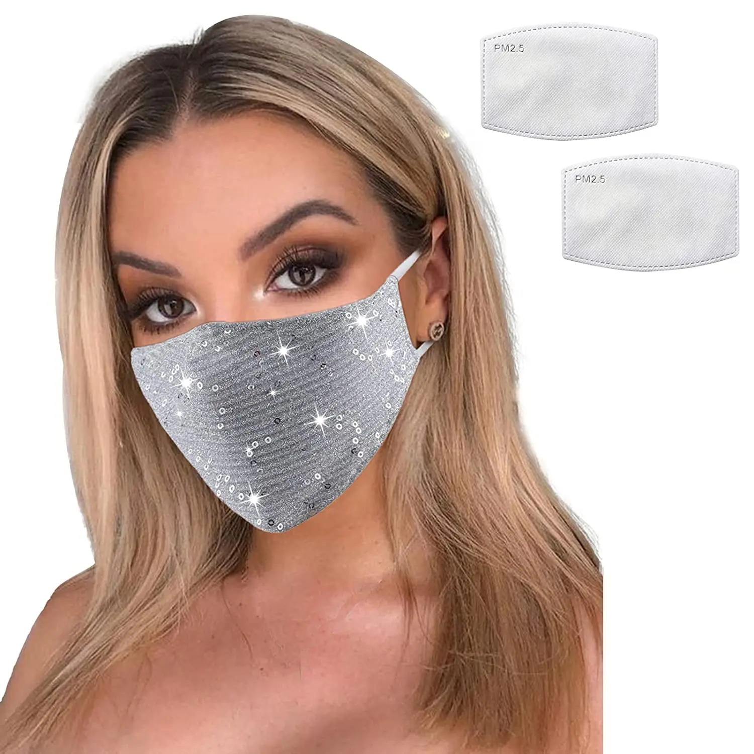Face masks that can be washed outdoors Halloween Christmas masquerade girls kids