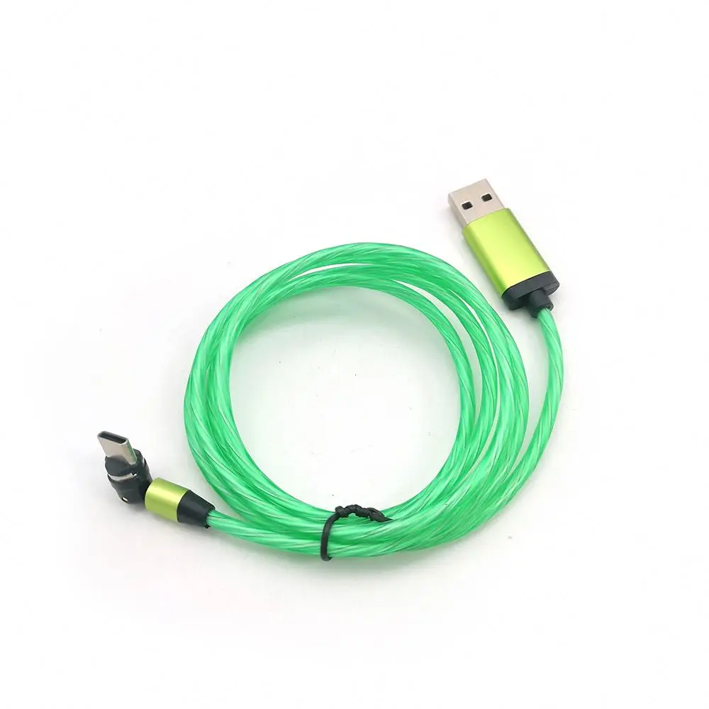 New 540 Degree Rotate Magnetic Usb Cable Micro Type C Cord Charging For Iphone Android Data Line
