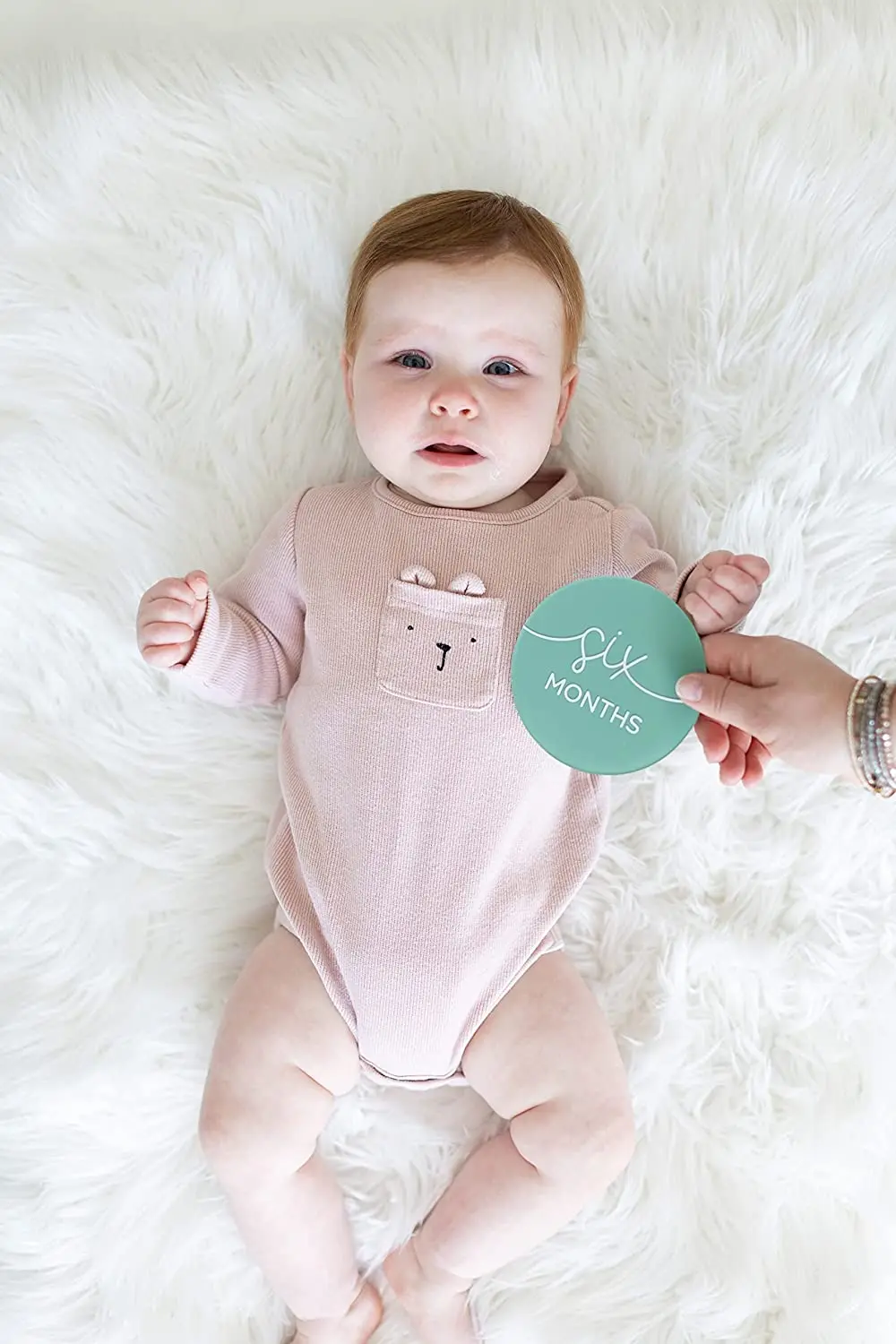 Custom Acrylic Monthly Milestone Photo Cards Baby First Year Photo Prop Discs Pregnancy Journey Milestone Markers