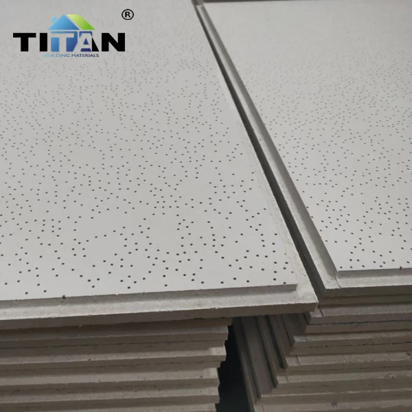 USA Black Ceiling Tiles 60 X 60 Acoustic Fiberboard Drop T Bar Ceiling Tiles 2X2