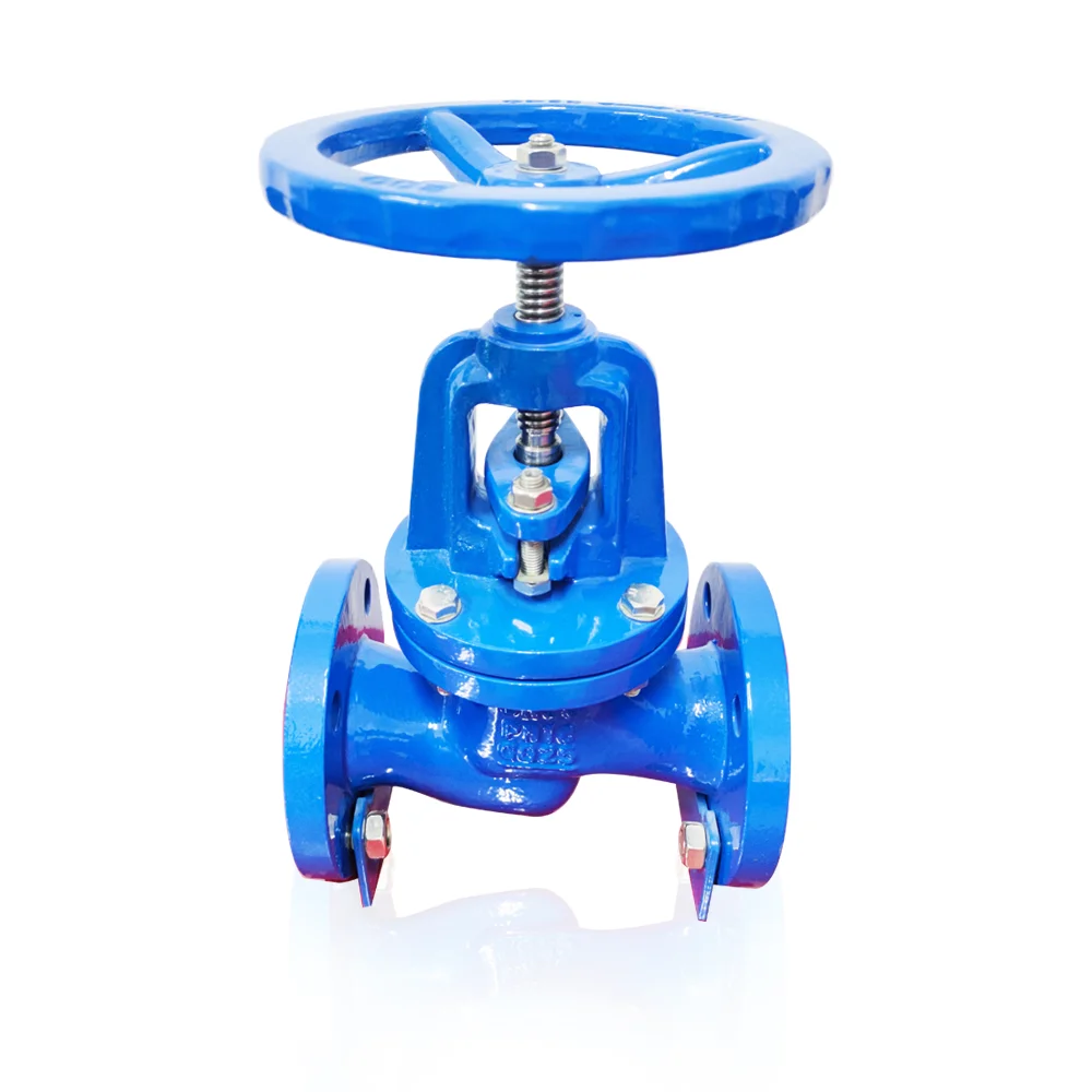 GG25 GGG40,GGG50 DIN BS High temperature forged cast iron ductile iron water national standard flange shut-off valve