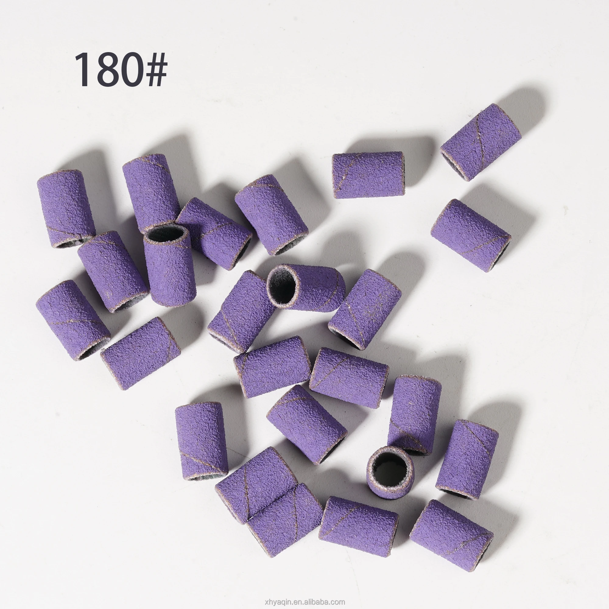 Manicure Tools E-file Drill Head 80# 120 180 240 Pink White Purple Zebra Sanding Bands And Mandrel For Nail Drill Bits