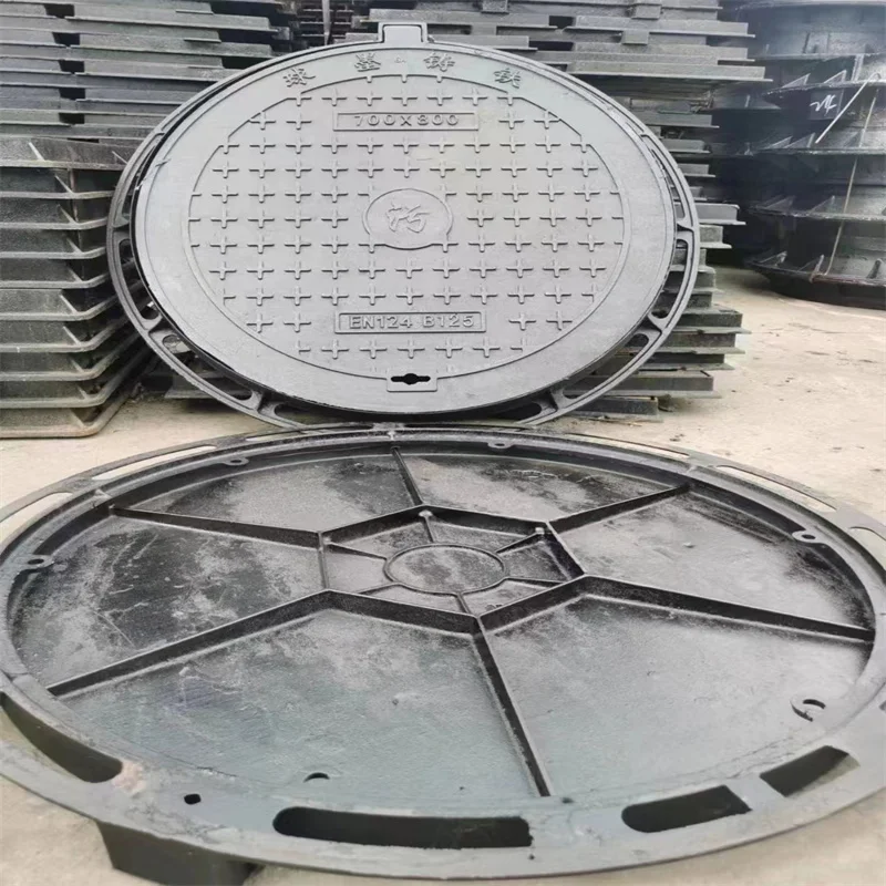 Ductile Cast Iron Round Square Access Cover En124 Sewer Drain Manhole Cover