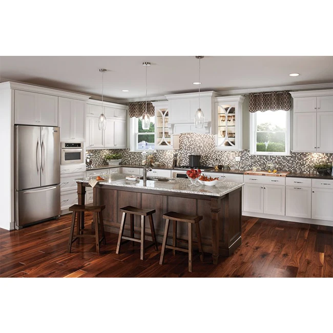 European classic kitchen cabinet designs solid wood kitchen furniture