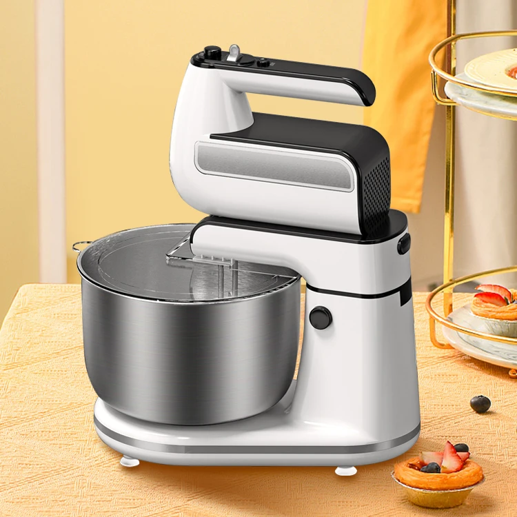 CX-6666 OEM/ODM Robot Patissier Tables Dough Mixers Machine Factory 3L  Electr Kitchen Cake Stand Food Mixer With Rotating Bowl