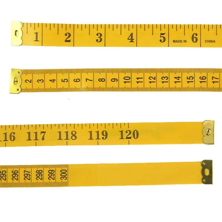 Custom Logo PVC Clothing Measure Tape CM/INCH 2CM Wide 150cm Length