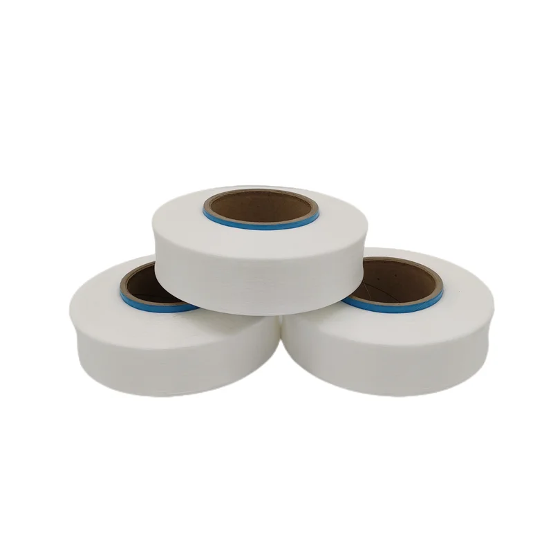 Wholesale elastic yarn 20D white pure spandex yarn spandex bare yarn