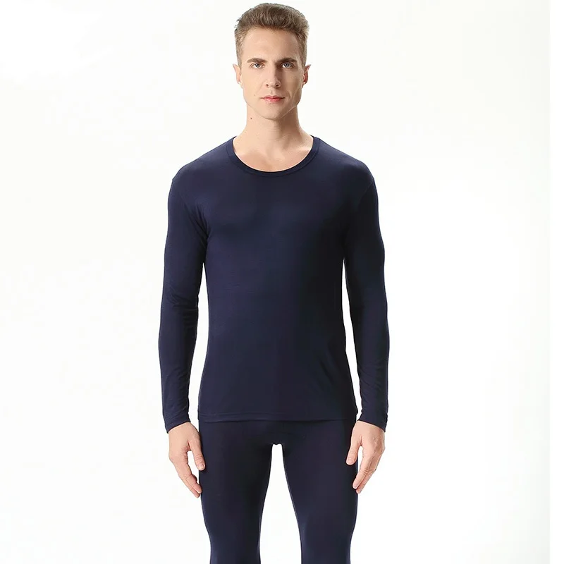 Индивидуальные зимние Модальные бесшовные мужские кальсоны с подогревом, теплые комплекты термобелья