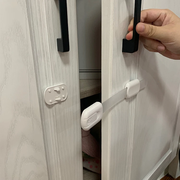 Adjustable baby safety strap cabinet locks child safety lock child lock cabinet for babies