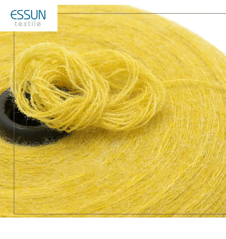 NE28/2 model nylon pbt angola core spun yarn for flat knitting 3,5,7,9,12,14gg