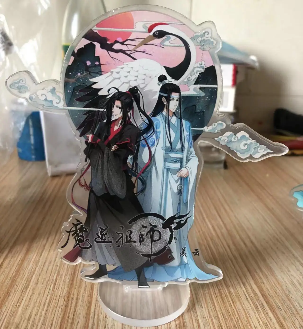 38 Styles Anime Acrylic Stand Mo Dao Zu Shi Wei Wu Xian Lan Wang Ji Characters PVC Display Standee Model Toy