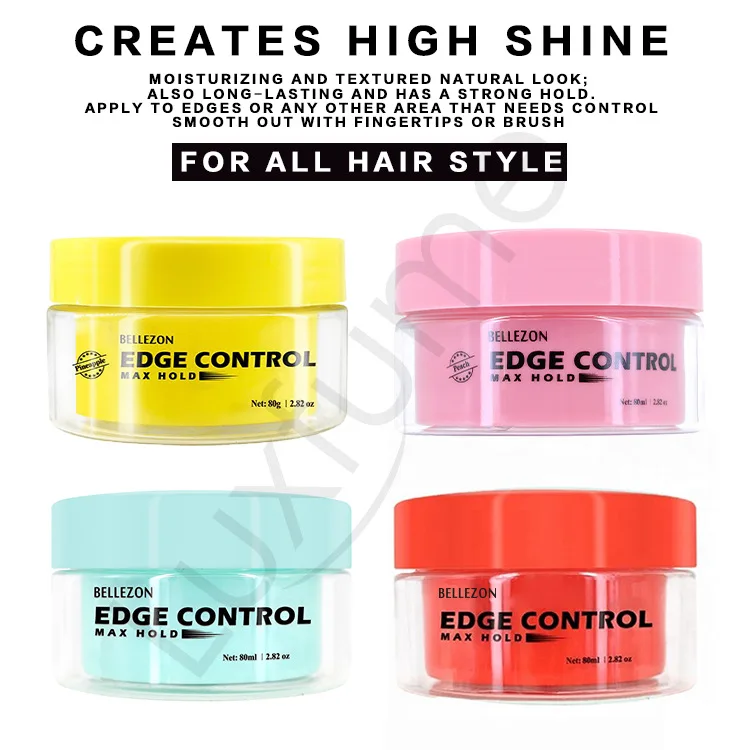 Wholesale Customize Strong Hold No Residue Unscented Edge Control Gel Wig Edge Control